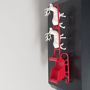 Vintage 1960's 2 reindeer with sleigh